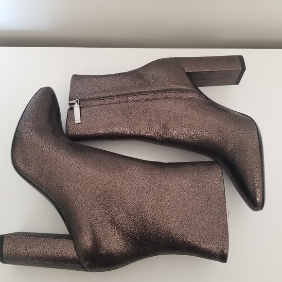 Saint Laurent Lou Bootie Gunmetal Size 37 US 7 - Picture 2 of 11